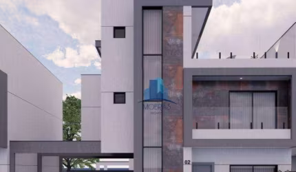 Sobrado com 3 suítes à venda, 129 m² por R$ 798.000 - Capão Raso - Curitiba/PR
