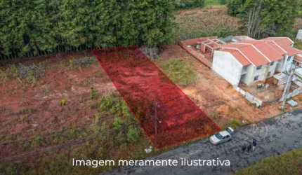 Terreno à venda na Carmen Waselewski Perussolo, 131, Vila Santa Terezinha, Campo Largo por R$ 280.000
