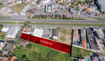 Terreno à venda na Domingos Vaz da Silva, 35, Jardim Busmayer, Campo Largo por R$ 970.000