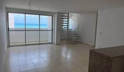 Cobertura Duplex com vista panorâmica para o mar , com 3 suites e piscina privativa.