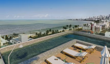 Flat com 1 dormitório à venda, 20 m² por R$ 350.000,00 - Jardim Oceania - João Pessoa/PB