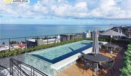 Apartamento com 2 dormitórios à venda, 60 m² por R$ 423.000,00 - Camboinha - Cabedelo/PB
