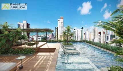 Apartamento com 1 dormitório à venda, 68 m² por R$ 912.000,00 - Manaíra - João Pessoa/PB