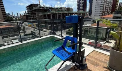 Flat com 1 dormitório à venda, 28 m² por R$ 350.000,00 - Manaíra - João Pessoa/PB