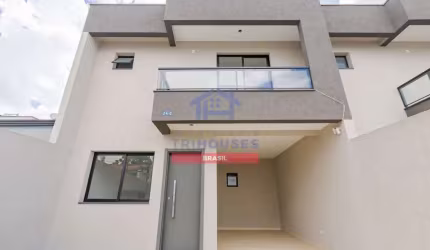 Maravilhoso  sobrado novo à venda, no bairro Cajuru, 3 dormitórios com 1 suite e sacada , Curitiba,