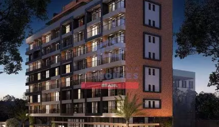 Lindos apartamentos na planta com 1 dormitório no bairro Rebouças próximo a PUC -Curitiba, PR. A pa