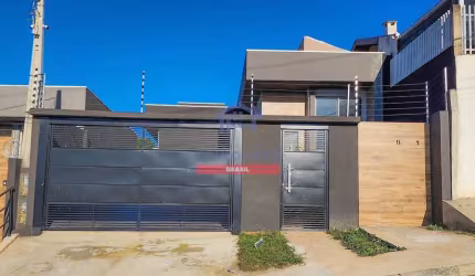 Linda casa NOVA alto padrão com 3 amplos quartos e suite à Venda, bairro Guarani, Colombo, PR