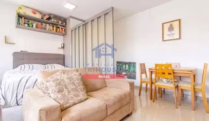 Lindo studio com 1 dormitório à venda, Centro, Curitiba, PR por R$320 mil