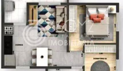 Apartamento para Venda em São Paulo, Jardim Santa Emília, 2 dormitórios, 1 banheiro