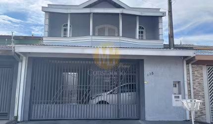 Sobrado 3 quartos, suite, 2 varandas - Bairro Santa Paula - Jacareí