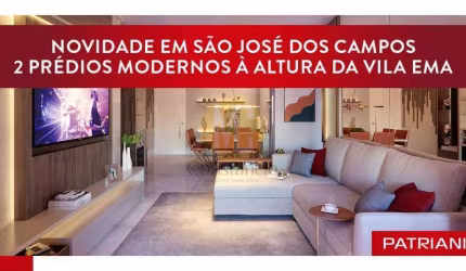 Lançamento Mirai Vila Ema - 2 Suítes - 87 m² - 2 Vagas e Hobby Box
