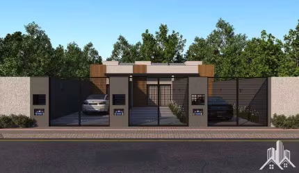 Casa Geminada para Venda em Joinville, Aventureiro, 2 dormitórios, 2 vagas