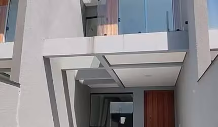 Sobrado Geminado para Venda em Joinville, Aventureiro, 3 dormitórios, 1 suíte, 2 vagas
