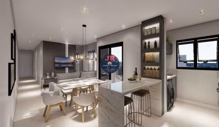 Apartamento alto padrão 3 quartos sendo uma suíte e vaga coberta, no centro de Pinhais