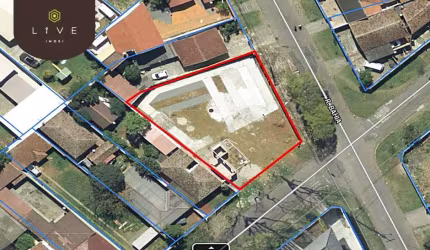 Terreno comercial à venda na Rua Augusto de Mari, 1656, Guaíra, Curitiba, 837 m2 por R$ 1.050.000