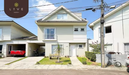 Casa em condomínio fechado com 3 quartos à venda na Rua Carmelina Cavassin, 1280, Abranches, Curitiba, 174 m2 por R$ 1.350.000