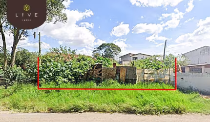 Terreno comercial à venda na Rua Sílvio da Maia Moreira, 406, Uberaba, Curitiba, 450 m2 por R$ 390.000
