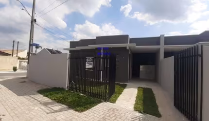 CASA NOVA DE ESQUINA, 2 QUARTOS, TERRENO GRANDE,  CAIUA - CIC PROX UPA 24 HORAS CIC, FINANCIA MINHA CASA MINHA VIDA  FN 041 99864-4995