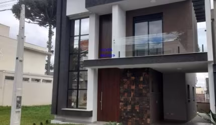 SOBRADO 207M², 4 QUARTOS UMA SUITE, 4 BANHEIROS, 2 VAGAS, TERRAÇO COM CHURRASQUEIRA,  CONDOMINIO, ESTUDA PROPOSTA, FN 041 99864-4995