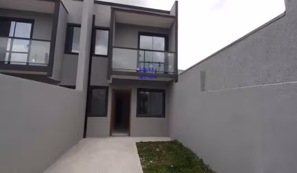 SOBRADO 82M² 3 QUARTOS,  SALA 2 AMBIENTES, CHURRASQUEIRA, 2 VAGAS, 2 BANHEIROS, TERRAÇO, SACADA, O MENOR PREÇO DA REGIÃO, FINACIA. FN 041 99864-4995