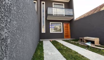 SOBRADO 3 QUARTOS, UMA SUITE, EDICULA C/ CHURRASQUEIRA, 2 VAGAS, A UMA QUADRA DO CENRO COMERCIAL RUA ENETT DUBARD, NO STA RITA, FN 99864-4995 GOVEA