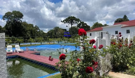 CHÁCARA 3/7 ALQUEIRES, ALTO PRODUTIVA, LAZER, CONFORTO E TRANQUILIDADE COM 1.500M² ESTUFA MORANGO, CASA ALVENÁRIA, PISCINA, TANQUES PEIXE PRODUZINDO,