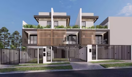 Sobrado com 3 dormitórios à venda, 159 m² por R$ 1.190.335,00 - Bom Retiro - Curitiba/PR