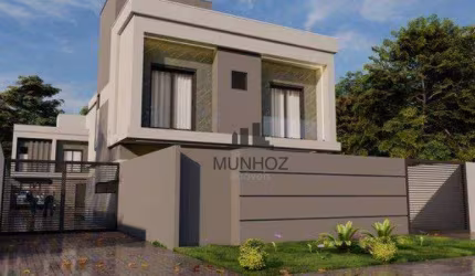 Sobrado com 3 dormitórios à venda, 98 m² por R$ 645.000,00 - Portão - Curitiba/PR