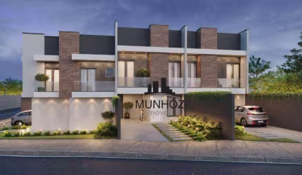 Sobrado com 3 dormitórios à venda, 88 m² por R$ 580.000,00 - Cidade Industrial - Curitiba/PR