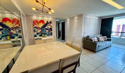 Apartamento com 3 quartos sendo 2 Suítes