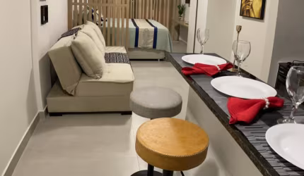 Flat com 34 metros Intermares