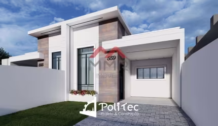 Casa com 3 quartos à venda na Tenente Ivan Madureira Guimarães, Fazenda Velha, Araucária, 98 m2 por R$ 680.000