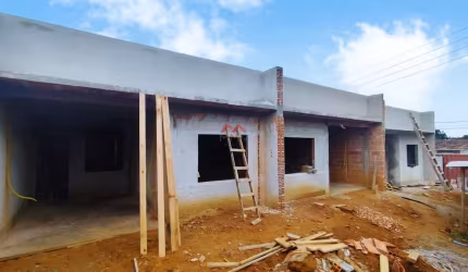 Casa com 2 quartos à venda na Rosa Cichon, Tindiquera, Araucária, 59 m2 por R$ 390.000