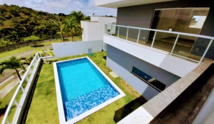 Casa em condomínio fechado com 4 quartos à venda na Rua Principal, Alphaville (Abrantes), Camaçari, 415 m2 por R$ 1.900.000