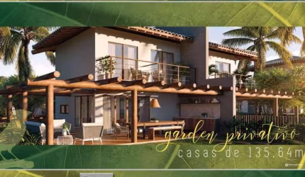 Casa em condomínio fechado com 3 quartos à venda na RUA DIRETO DO CASTELO, Açu da Torre, Mata de São João, 134 m2 por R$ 1.216.000