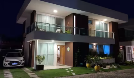 Casa em condomínio fechado com 4 quartos à venda na Rua Carlos Conceição, Buraquinho, Lauro de Freitas, 200 m2 por R$ 1.195.000