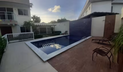 Casa em condomínio fechado com 4 quartos à venda na Rua Carlos Conceição, Buraquinho, Lauro de Freitas, 155 m2 por R$ 970.000