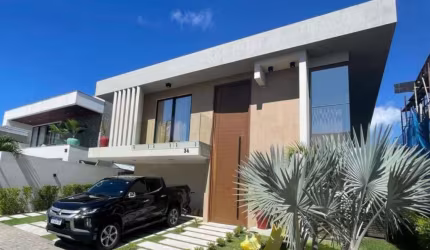 Casa em condomínio fechado com 5 quartos à venda na Rua Priscila B Dutra, Buraquinho, Lauro de Freitas, 360 m2 por R$ 2.900.000