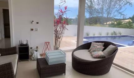 Casa em condomínio fechado com 5 quartos para alugar na RODOVIA BA-099 - ESTRADA DO CÔCO KM 08, Abrantes, Camaçari, 300 m2 por R$ 10.500