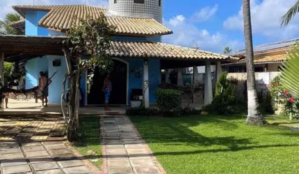 Casa em condomínio fechado com 5 quartos para alugar na RUA PRAIA DO ATLÂNTICO, 4, Abrantes, Camaçari, 1200 m2 por R$ 7.000