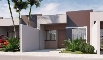 Casa com 2 quartos à venda na Rua Nivaldo Domingos, Ipitanga, Lauro de Freitas, 55 m2 por R$ 319.000