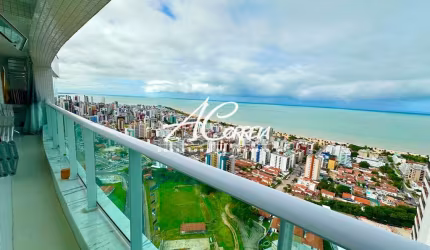 Apartamento com Vista Panorâmica  do  Mar! Altiplano  Cabo Branco