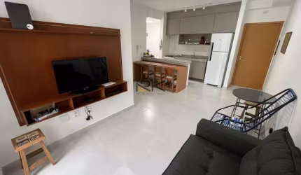 APARTAMENTO PRAIA GRANDE com 2 dormitórios sendo 1 suíte,1 vaga de garagem,varanda gourmet com churrasqueira