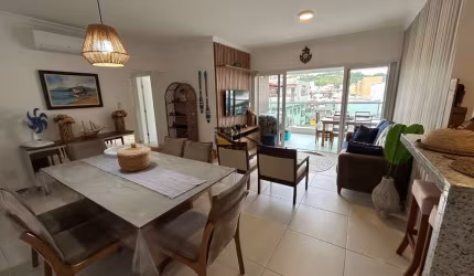 APARTAMENTO PRAIA GRANDE com 3 dormitórios sendo 1 suíte,1 vaga de garagem,varanda gourmet com churrasqueira