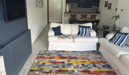 APARTAMENTO PRAIA GRANDE com 3 dormitórios sendo 2 suítes,2 vagas de garagem,varanda gourmet com churrasqueira,sala 2 ambientes