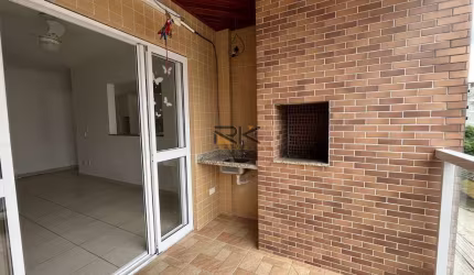 Apartamento Itaguá 2 dormitórios sendo 1 suíte,1 banheiro social, 1 vaga de garagem,varanda gourmet com churrasqueira