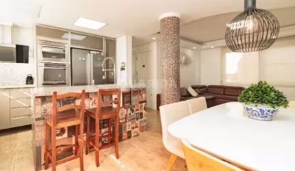 Apartamento mobiliado com 3 dormitórios e 1 vaga de garagem para alugar no bairro Cristo Redentor