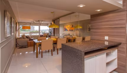 Lindo apartamento mobiliado com 1 dormitório e 2 vagas no bairro Rio Branco!
