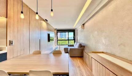 Apartamento mobiliado para aluguel, 1 quarto, 1 suíte, 1 vaga, Moinhos de Vento - Porto Alegre/RS