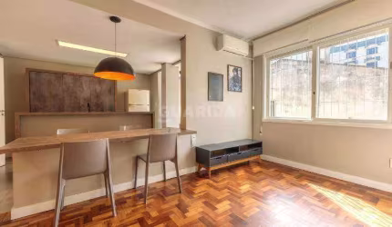 Apartamento mobiliado com 2 dormitórios para alugar no bairro Petrópolis